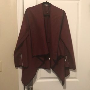Wine colored coat